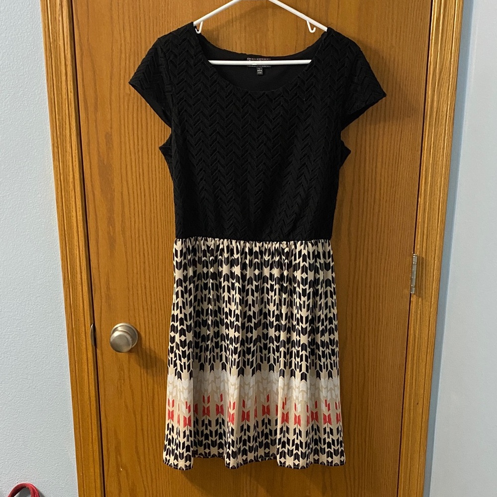 “5/$20” Luxology colorblock mid rise dress size large